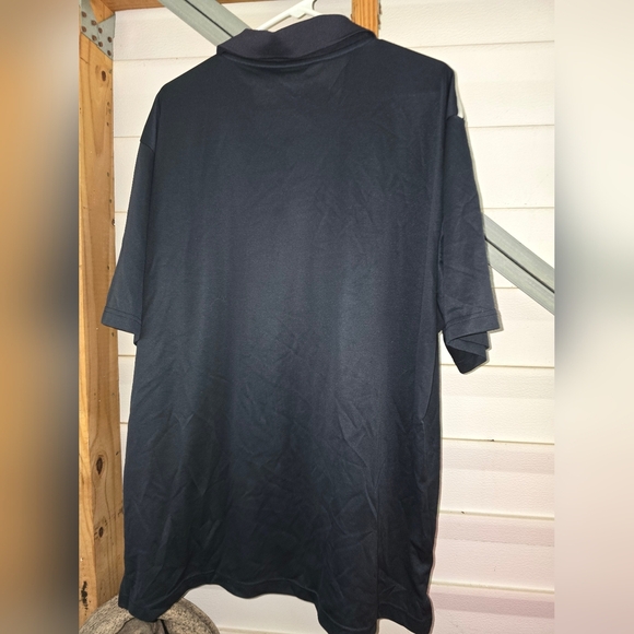 Adidas Climacool performance golf polo shirt  NAVY WITH WHITE SIZE 2XL - Picture 4 of 5